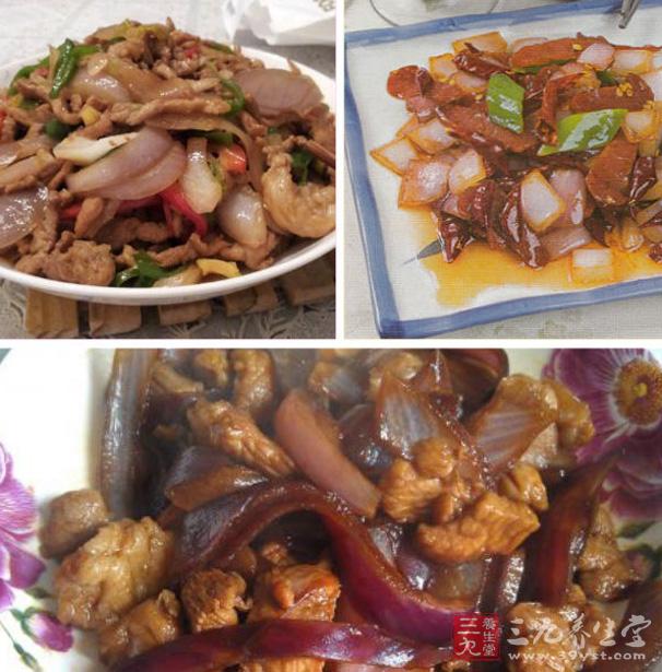 可防動脈硬化洋蔥150克、瘦肉50克、醬油、油、鹽、味精知適量。 可防動脈硬化洋蔥150克、瘦肉50克、醬油、油、鹽、味精知適量。