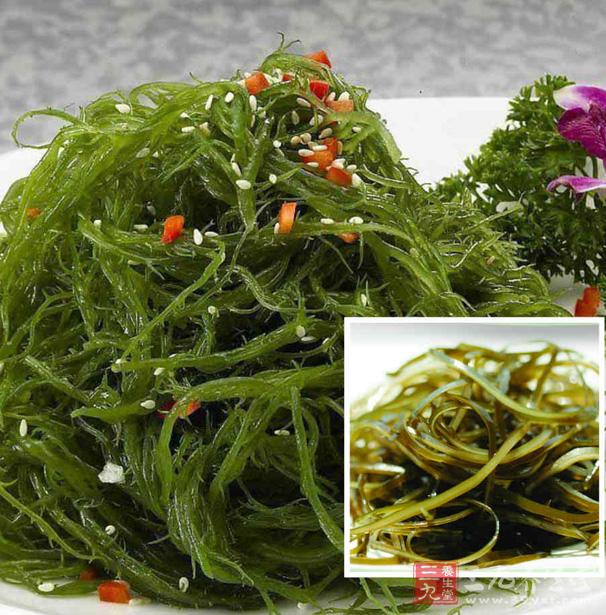 涼拌海帶絲減肥食譜。