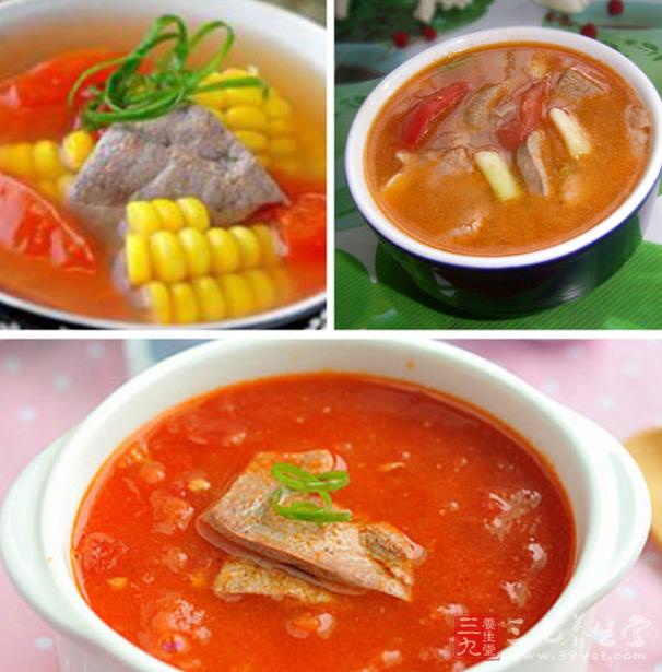 豬肝西紅柿濃湯 豬肝西紅柿濃湯