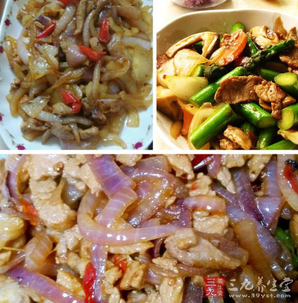 洋蔥炒瘦肉