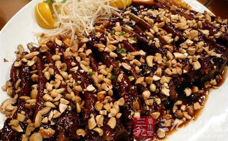 果仁醬子排