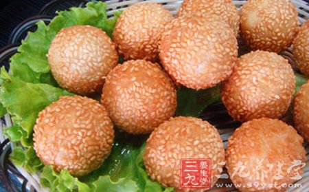 奶香芝麻團