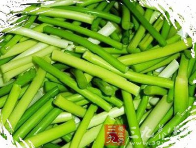青蒜具有祛寒散腫痛