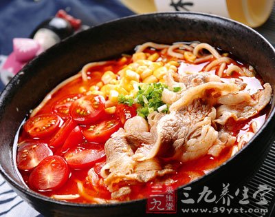 番茄牛肉片利尿消腫