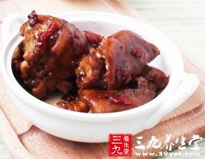 冬季養生食譜有醋姜豬蹄