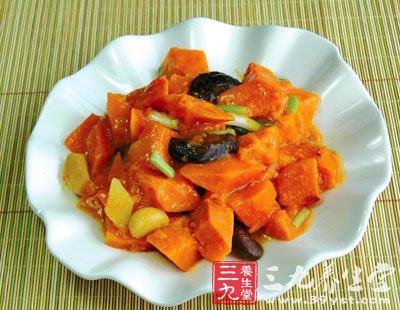 香菇焖南瓜的做法