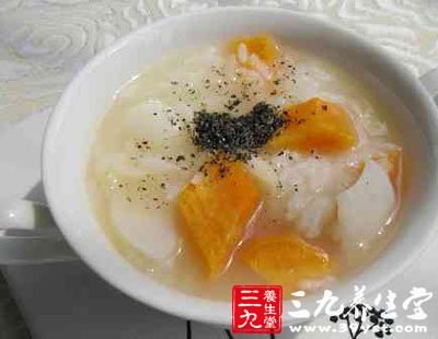 黑芝麻紅薯湯的做法