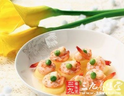 吃豆腐蒸蝦仁可以排毒
