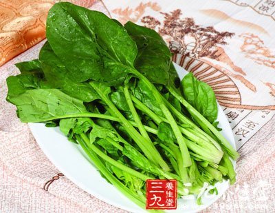 菠菜補血利便