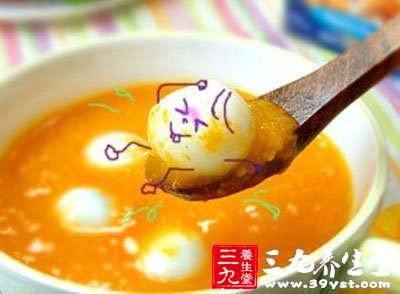 南瓜養生湯圓