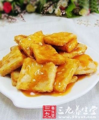 茄汁脆皮豆腐的做法