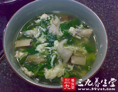 蘑菇的做法平菇蛋湯