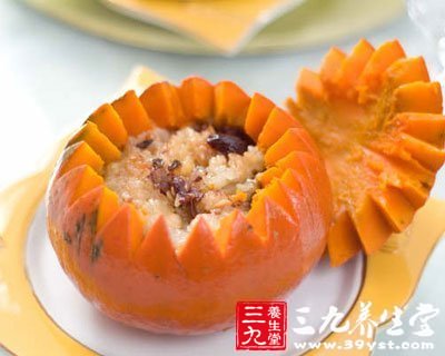 南瓜八寶飯