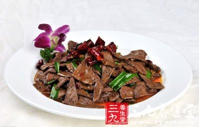 豬肝補血