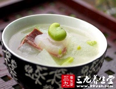鮮荷葉老冬瓜湯