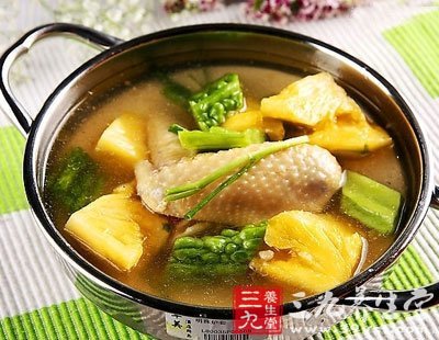 鳳梨苦瓜雞的做法
