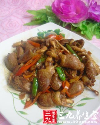 補腦的食物 松子雞心