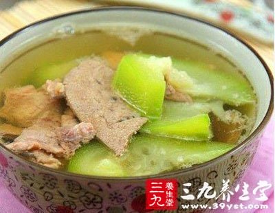 補腦的食物 絲瓜肉片湯