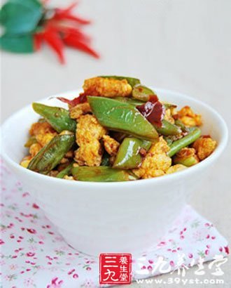 醬爆雞蛋扁豆的做法