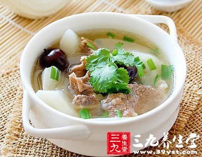 吃山藥羊肉湯補腎