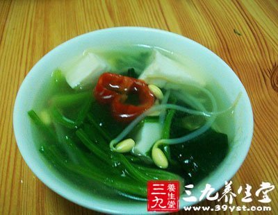 豆腐豆芽湯
