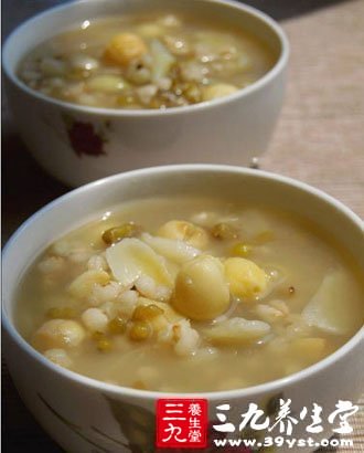 清熱祛濕湯 百合綠豆湯