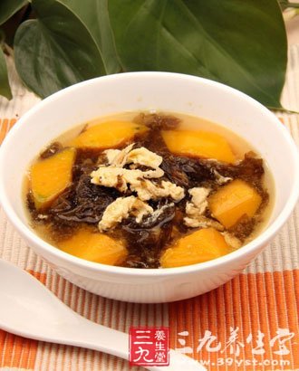 吃紫菜南瓜湯養胃