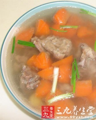 吃蘿卜羊肉湯養胃