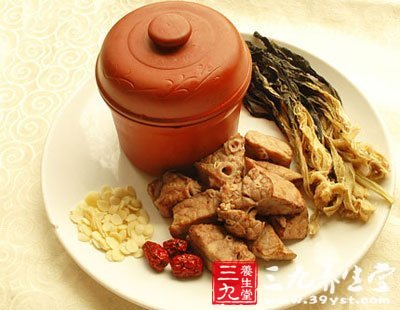 南北杏菜干豬肺湯