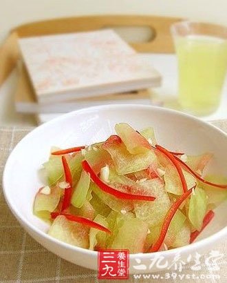 夏季養生食譜 橙香西瓜皮