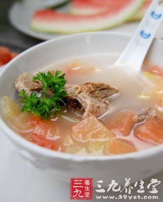 夏季養生食譜 西瓜皮排骨湯