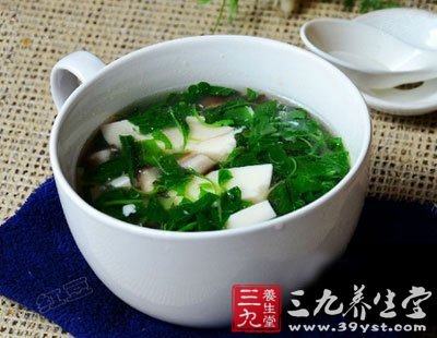 夏季養生湯 苋菜豆腐湯
