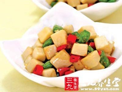 蘑菇炒山藥