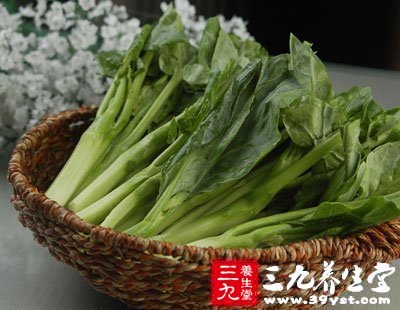 芥藍中含有有機鹼適合春季吃