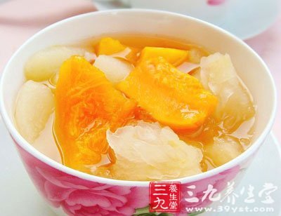 椰奶炖木瓜糖水