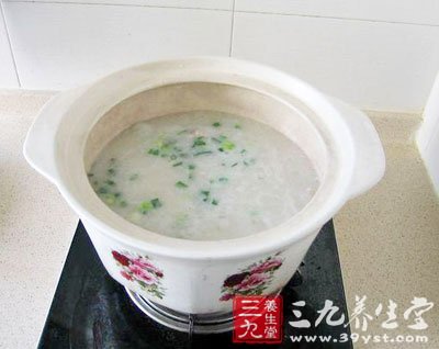 蔥白粥解表散寒
