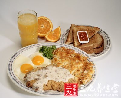 不吃早餐易患疾病