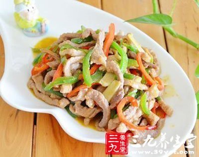 雙椒炒肉絲