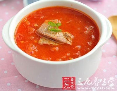 豬肝西紅柿濃湯