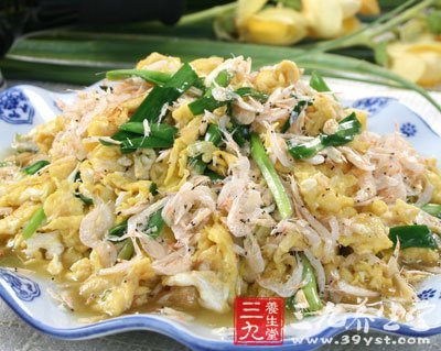 韭菜蝦皮炒雞蛋