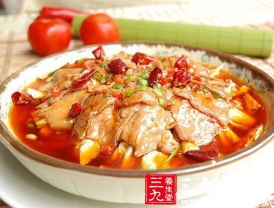 家常菜水煮牛肉