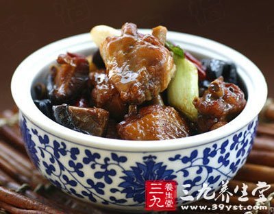香菇焖雞增強體力