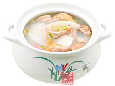 鴨肉配山藥
