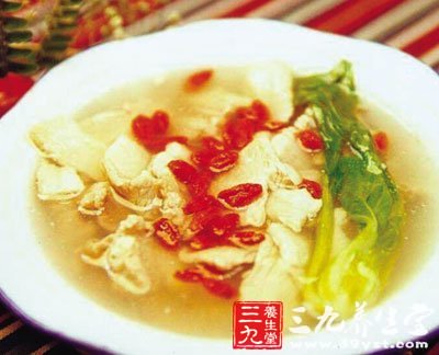 瘦肉蛋花枸杞湯