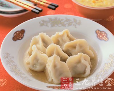 素餃子有助於陽氣的生發