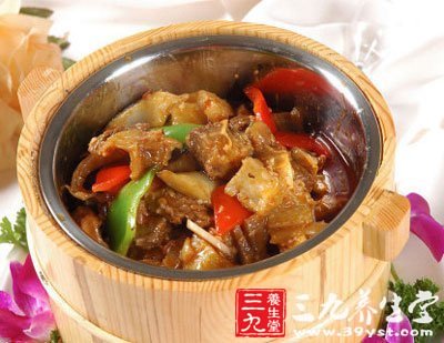 歸地燒羊肉溫中補虛