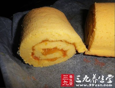 抹茶金桔卷