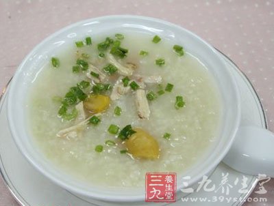 白果雞肉粥