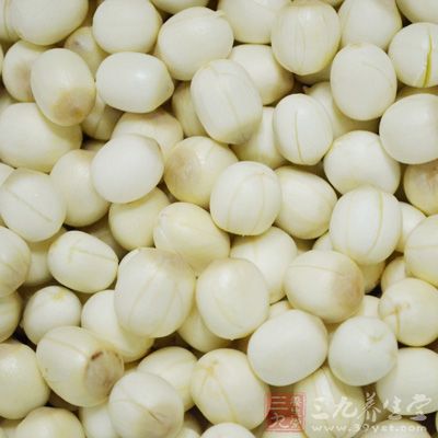蓮子、粳米同煮成蓮子粥 蓮子、粳米同煮成蓮子粥