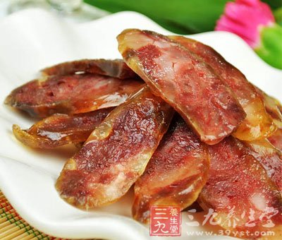 美味菜式糖炒臘腸